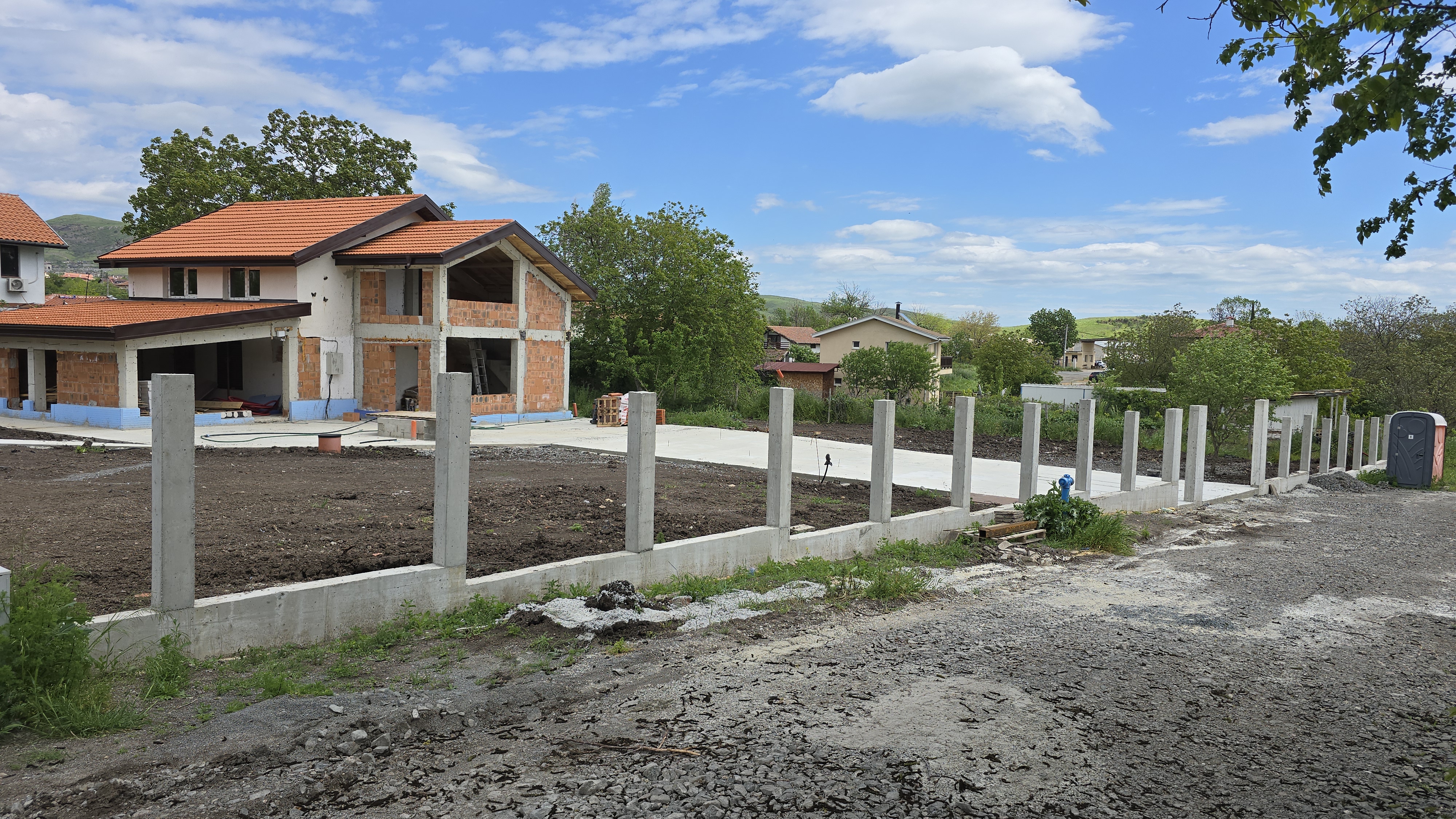 Бетонна ограда в кв. Банево, гр. Бургас - СТРУКТУРА 2025